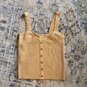 Button Sweater Tank
